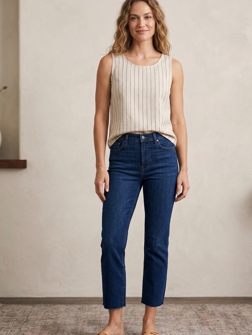 Stripe Scoop Neck Tank from Multiples - High Call Outfitters