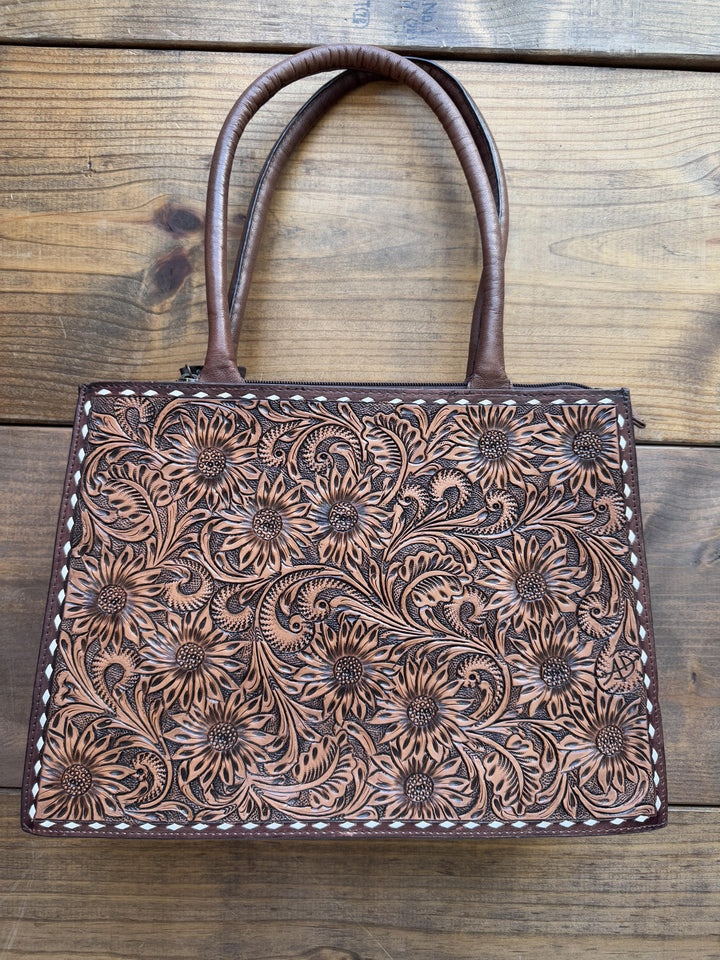 Tooled Leather Tote from American Darling