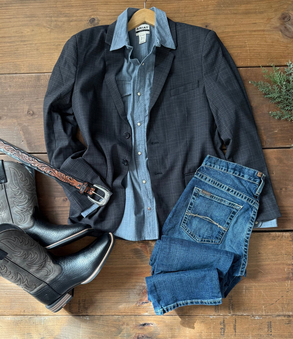 Plaid Sports Coat from Rock & Roll Cowboy - High Call Outfitters