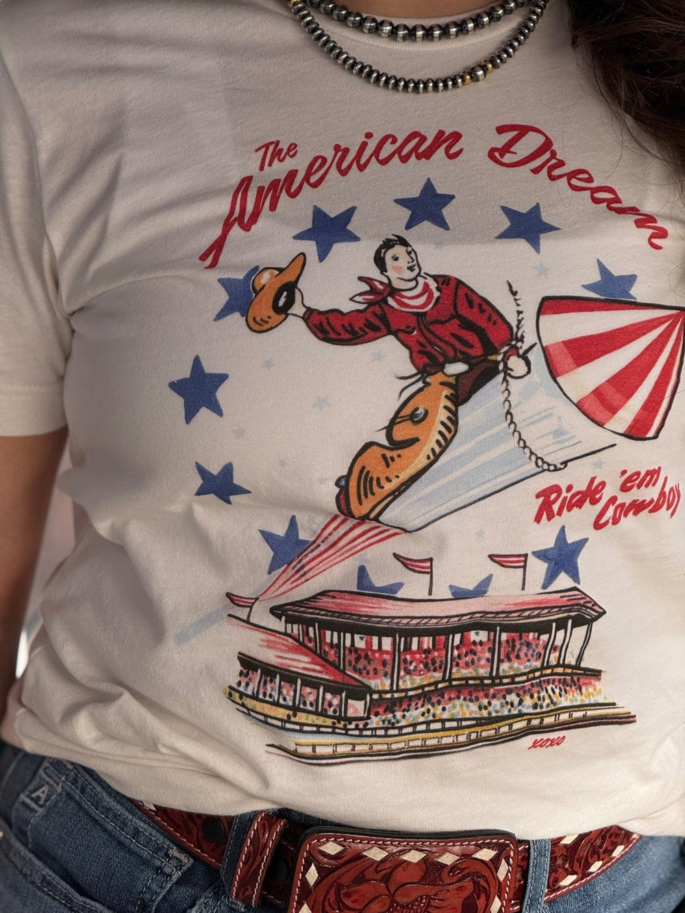 American Dream Tee from XOXO Art - High Call Outfitters
