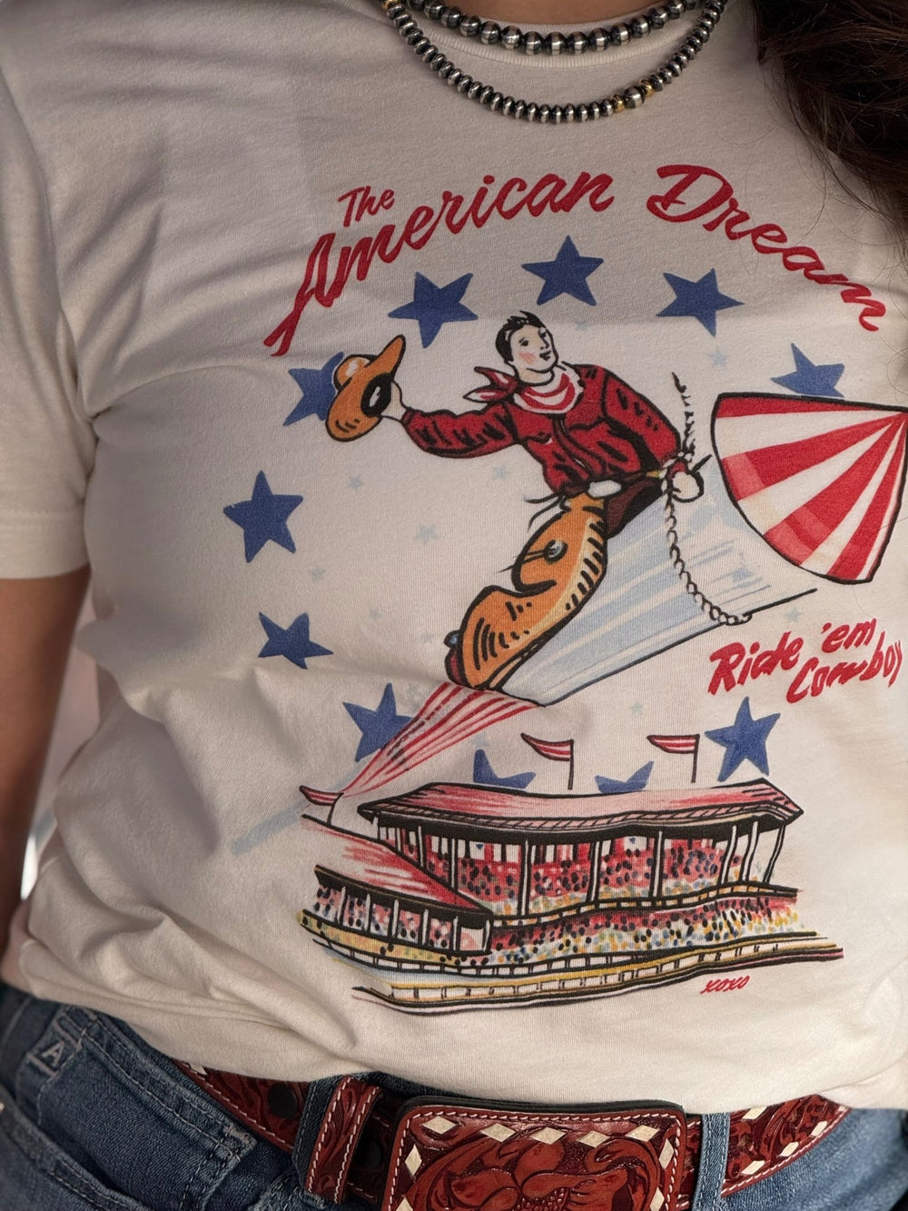 American Dream Tee from XOXO Art - High Call Outfitters