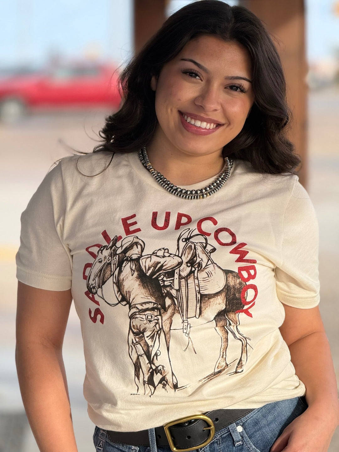 Saddle Up Cowboy Tee from XOXO Art - High Call Outfitters