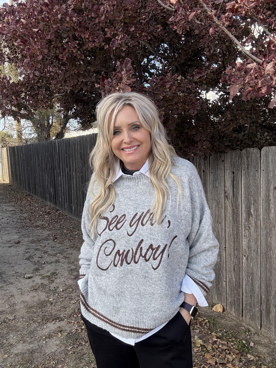 See You Cowboy Sweater