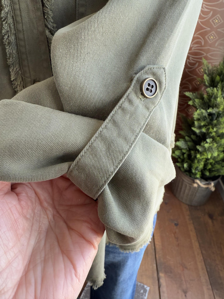 Raw Edge Shirt from Multiples