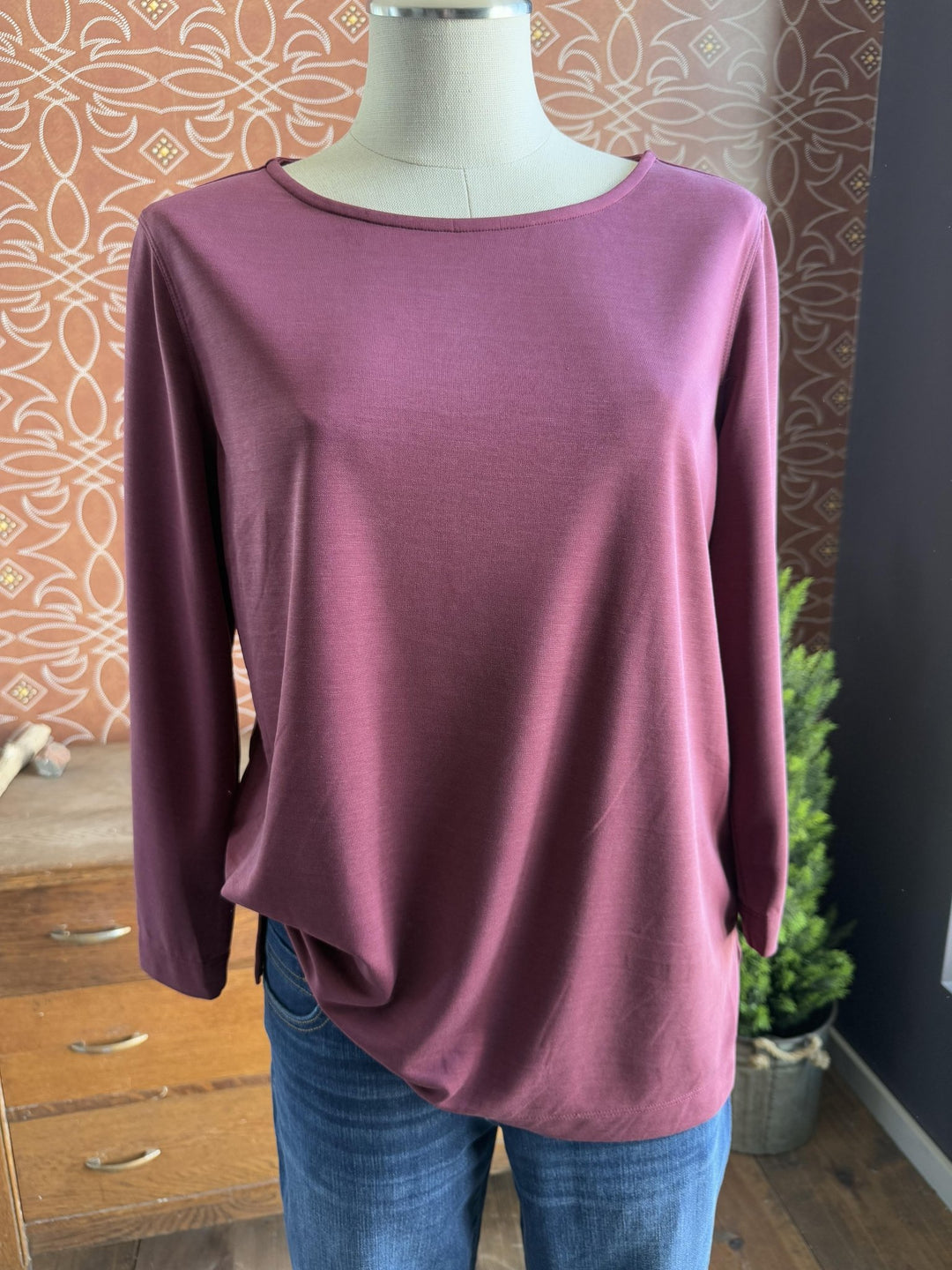Cool Effects Soft Touch Knit Shirt from Multiples - High Call Outfitters