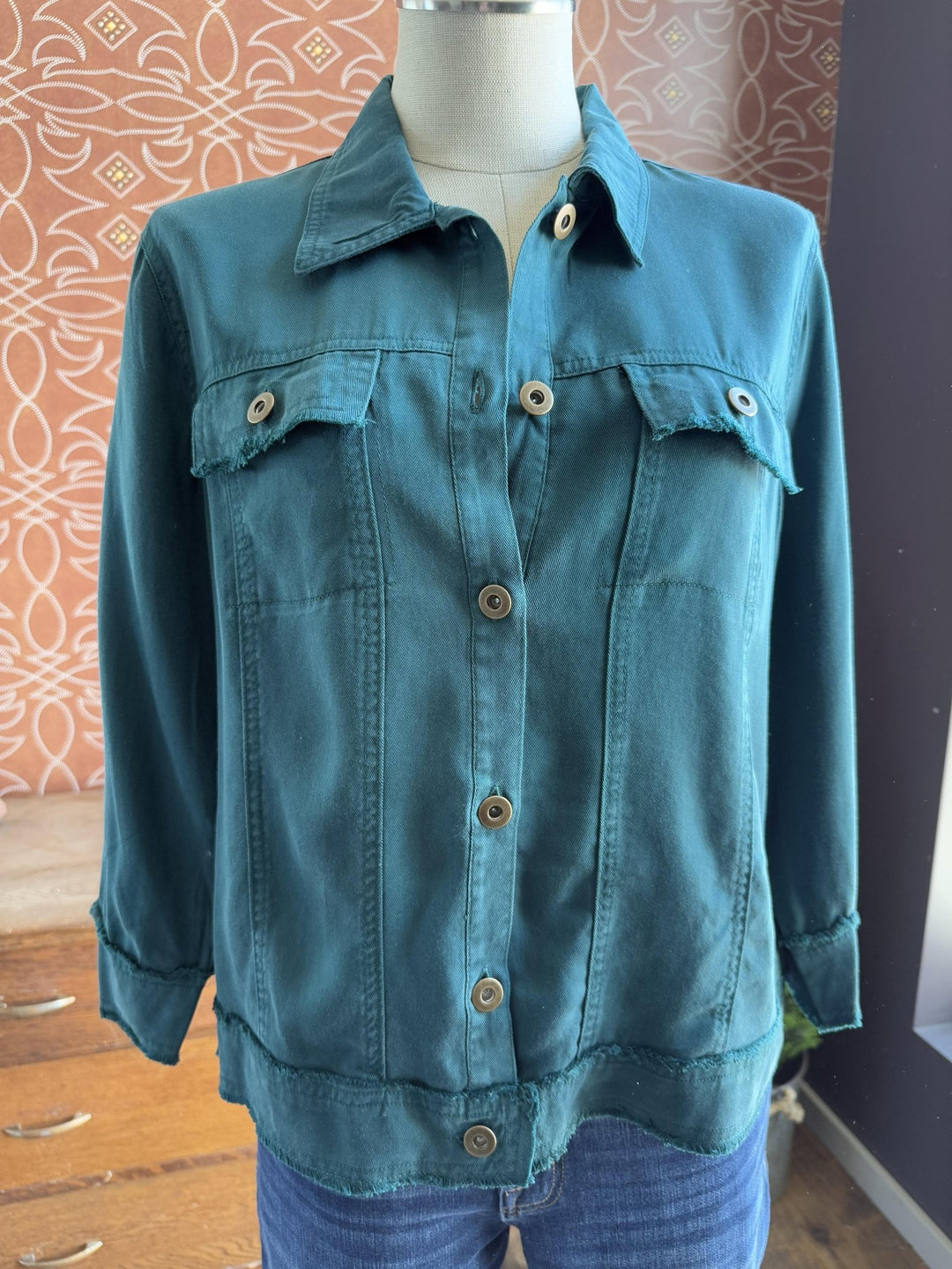 3/4 Sleeve Jacket from Multiples - High Call Outfitters