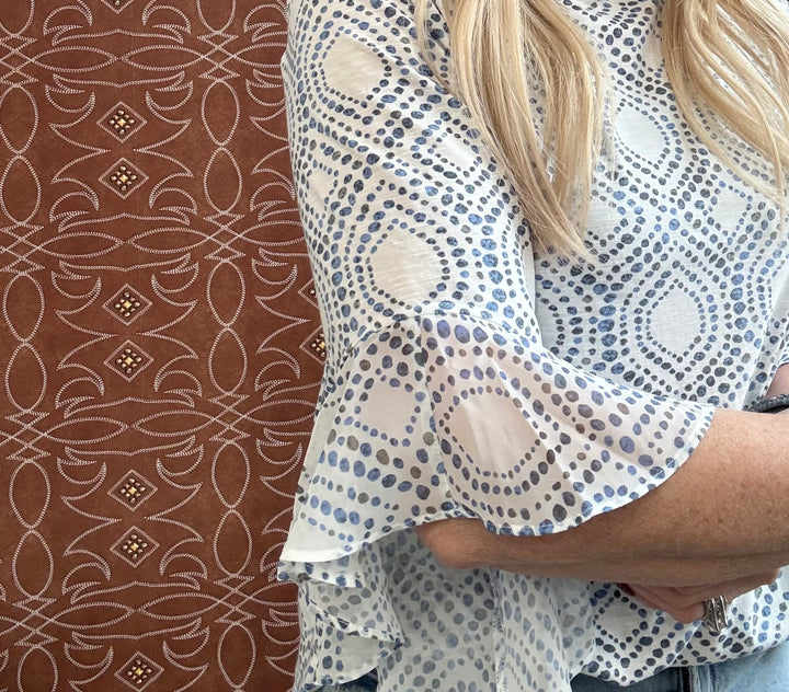 Flounce Sleeve Top from Multiples