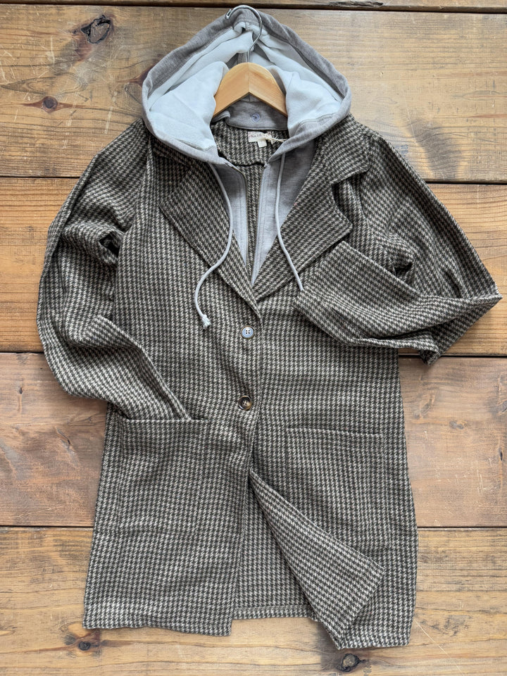 Car Coat with Detachable Hood