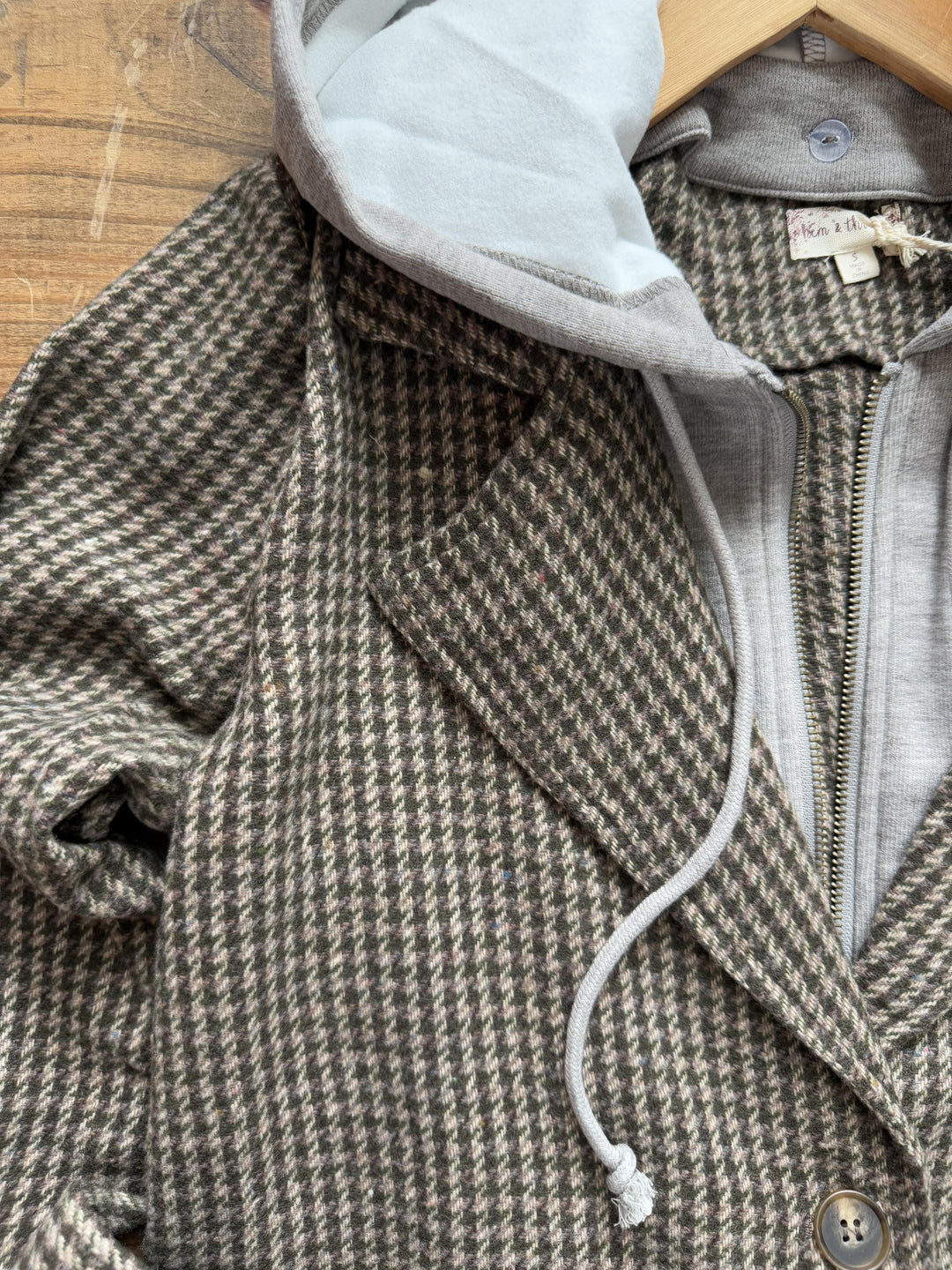 Car Coat with Detachable Hood