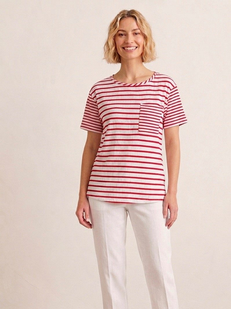 Striped Knit Top from Multiples - High Call Outfitters