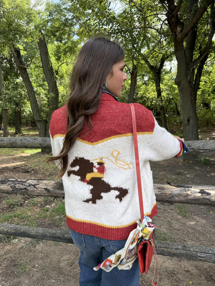 Bronc Front Zip Cardigan