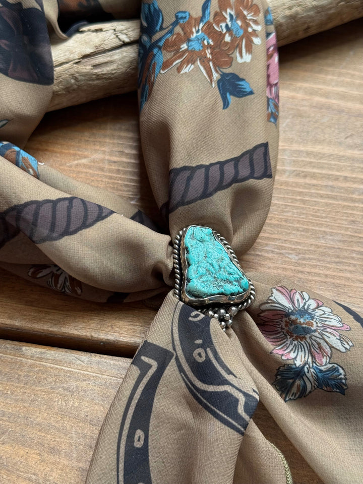 Turquoise Scarf Slide from Paige Wallace
