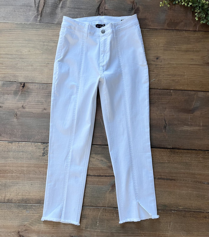 Center Seam White Ankle Denim from Multiples