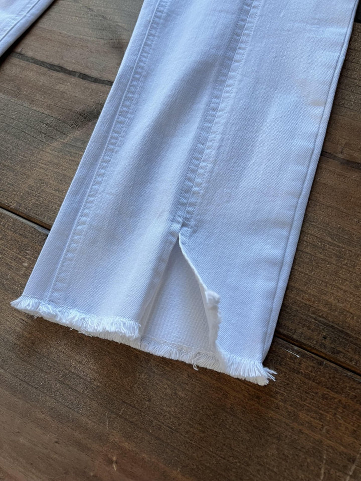 Center Seam White Ankle Denim from Multiples