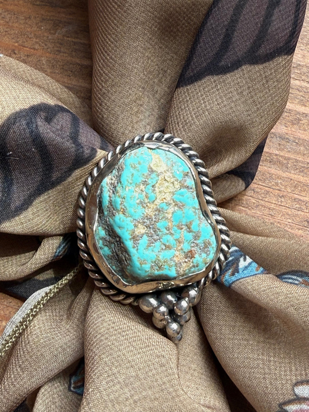 Turquoise Scarf Slide from Paige Wallace