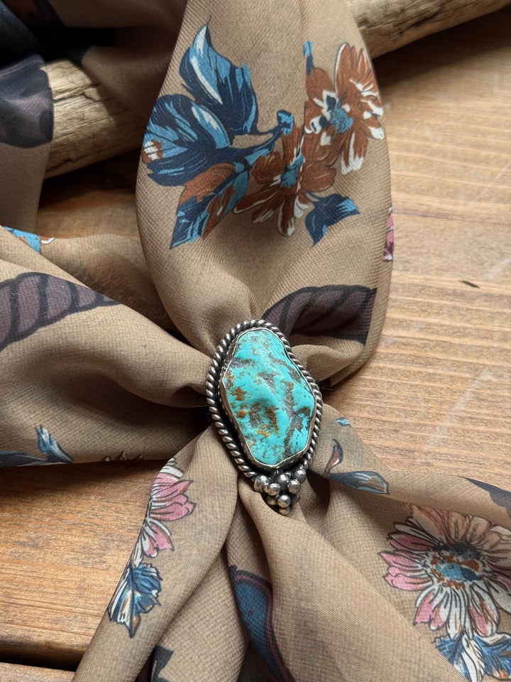 Turquoise Scarf Slide from Paige Wallace - High Call Outfitters