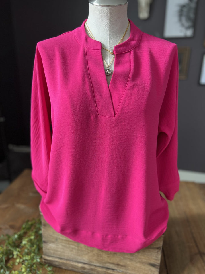 Roll Tab Dolman Sleeve Top from Multiples