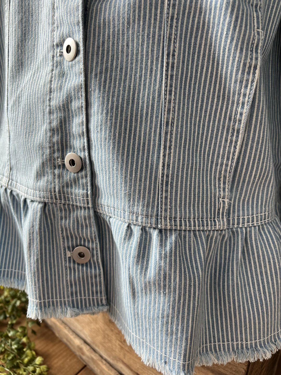 Railroad Stripe Jacket from Multiples