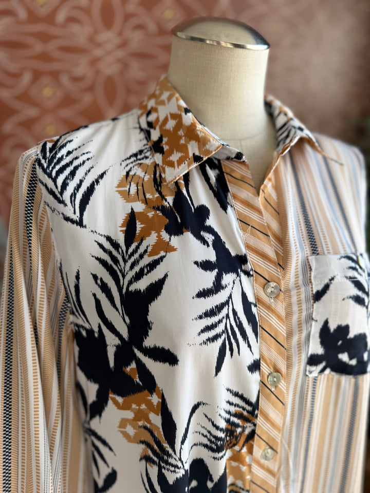 Mixed Print Top from Multiples