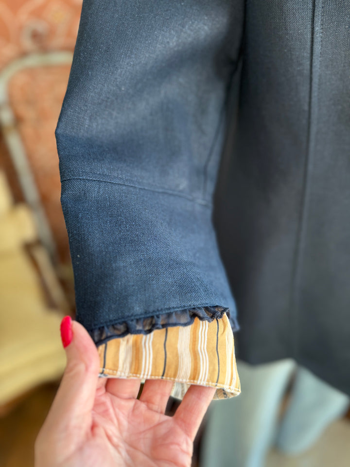 Double Button Linen Blend Jacket from Multiples