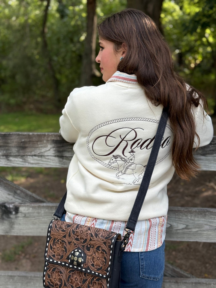 Rodeo Embroidered Sweatshirt - High Call Outfitters