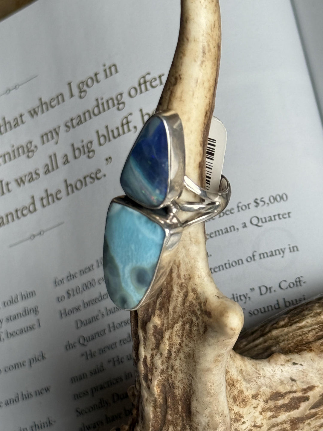 2 Stone Ring from Peyote Bird