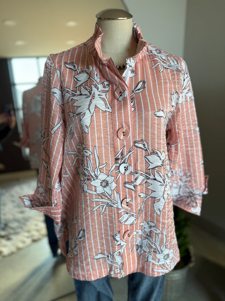 Turn Up Cuff Wire Collar Top from Multiples