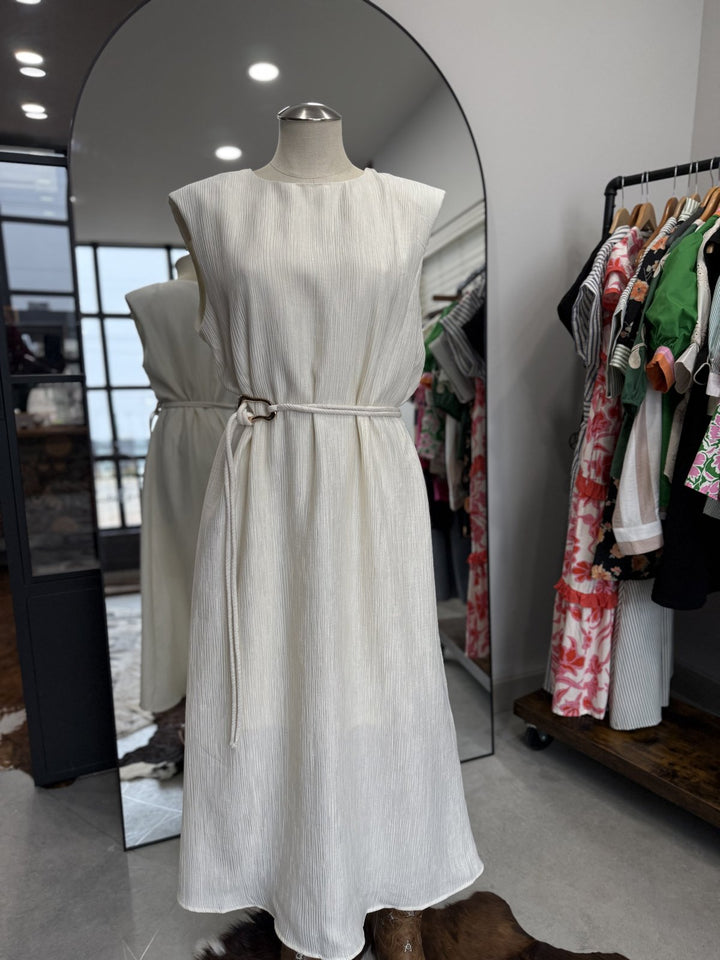 Sheath Dress with Belt