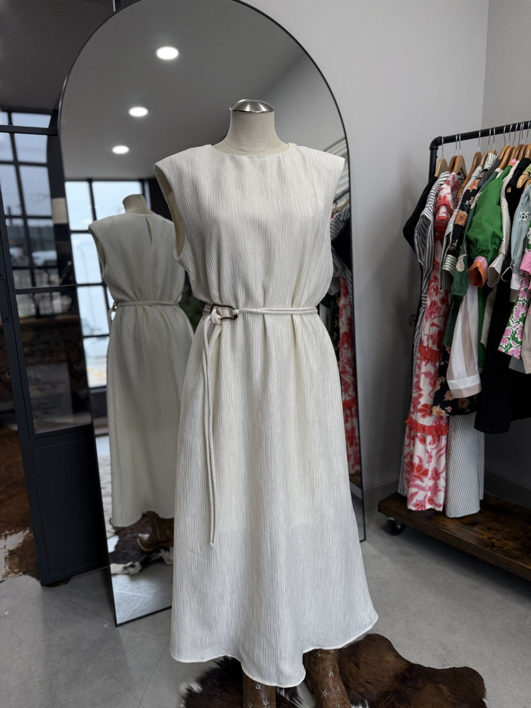 Sheath Dress with Belt - High Call Outfitters