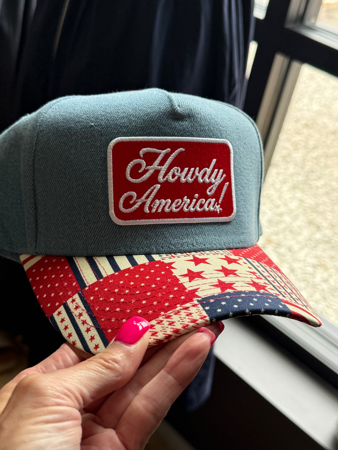 Howdy America Patchwork Hat