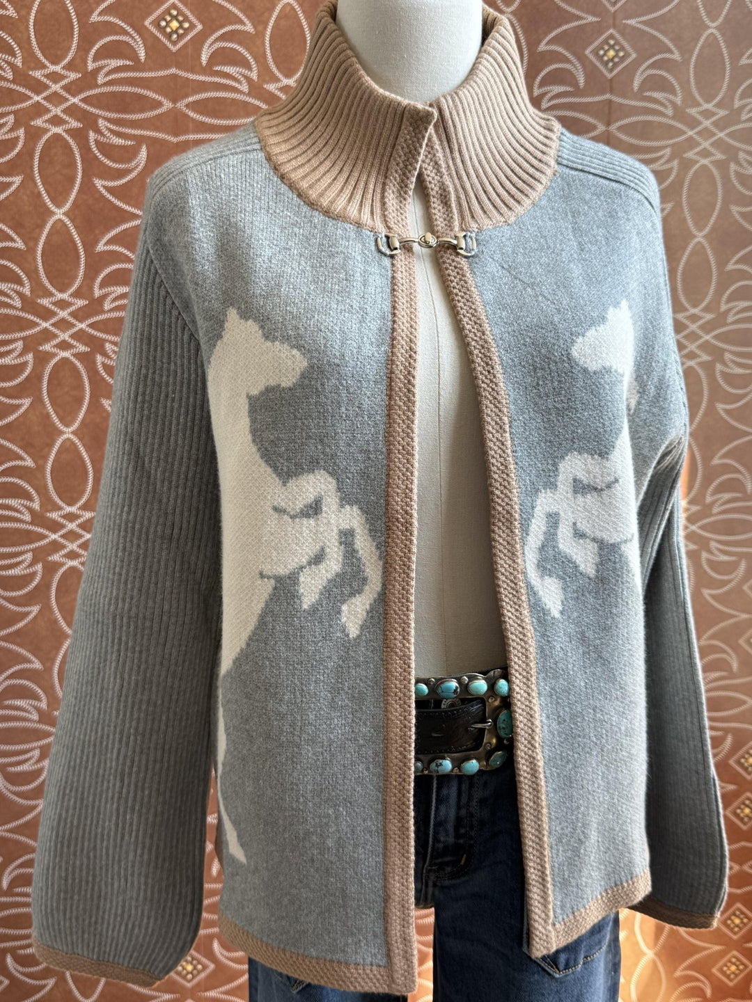 Horse Cardigan - High Call Outfitters