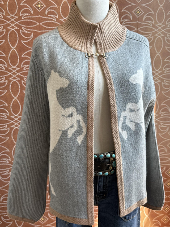 Horse Cardigan - High Call Outfitters