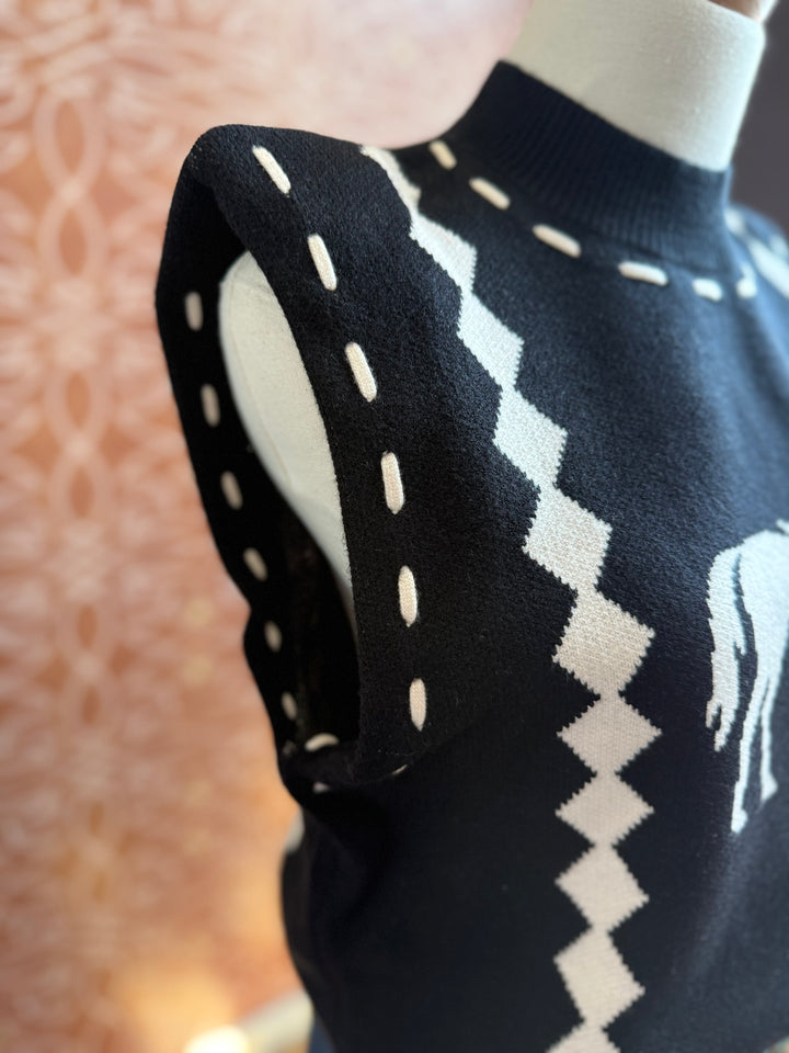 Standing Horse Sweater Vest