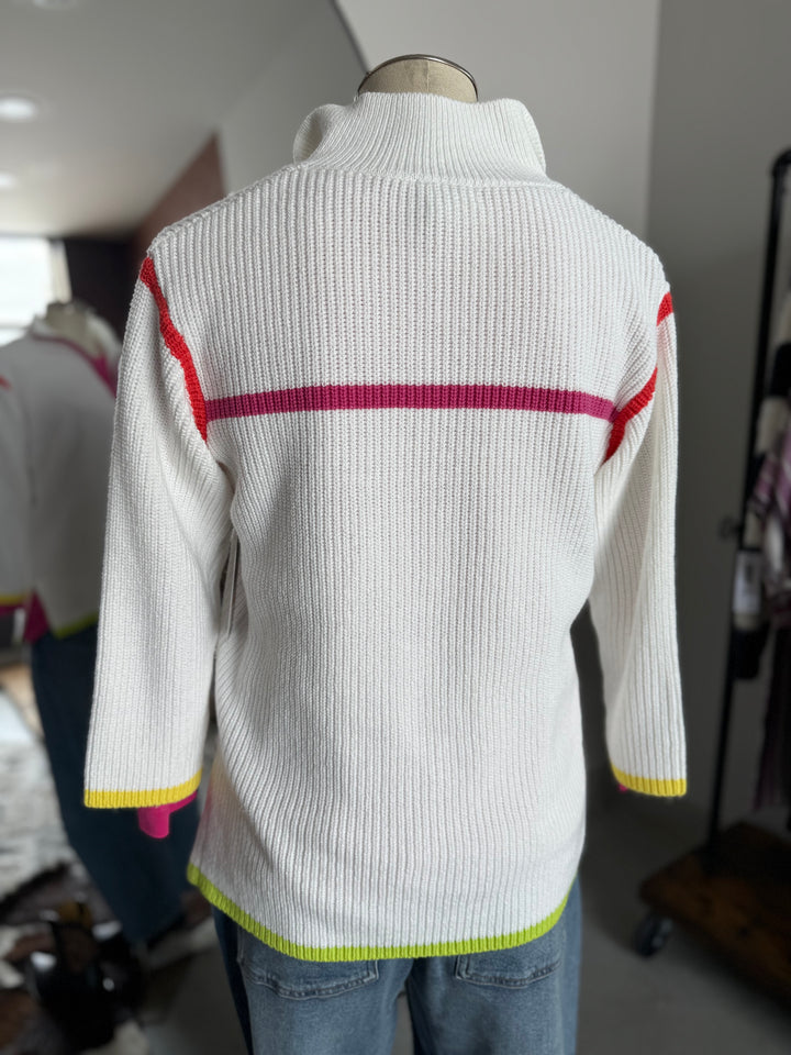 1/4 Zip Front Sweater from Mulitples