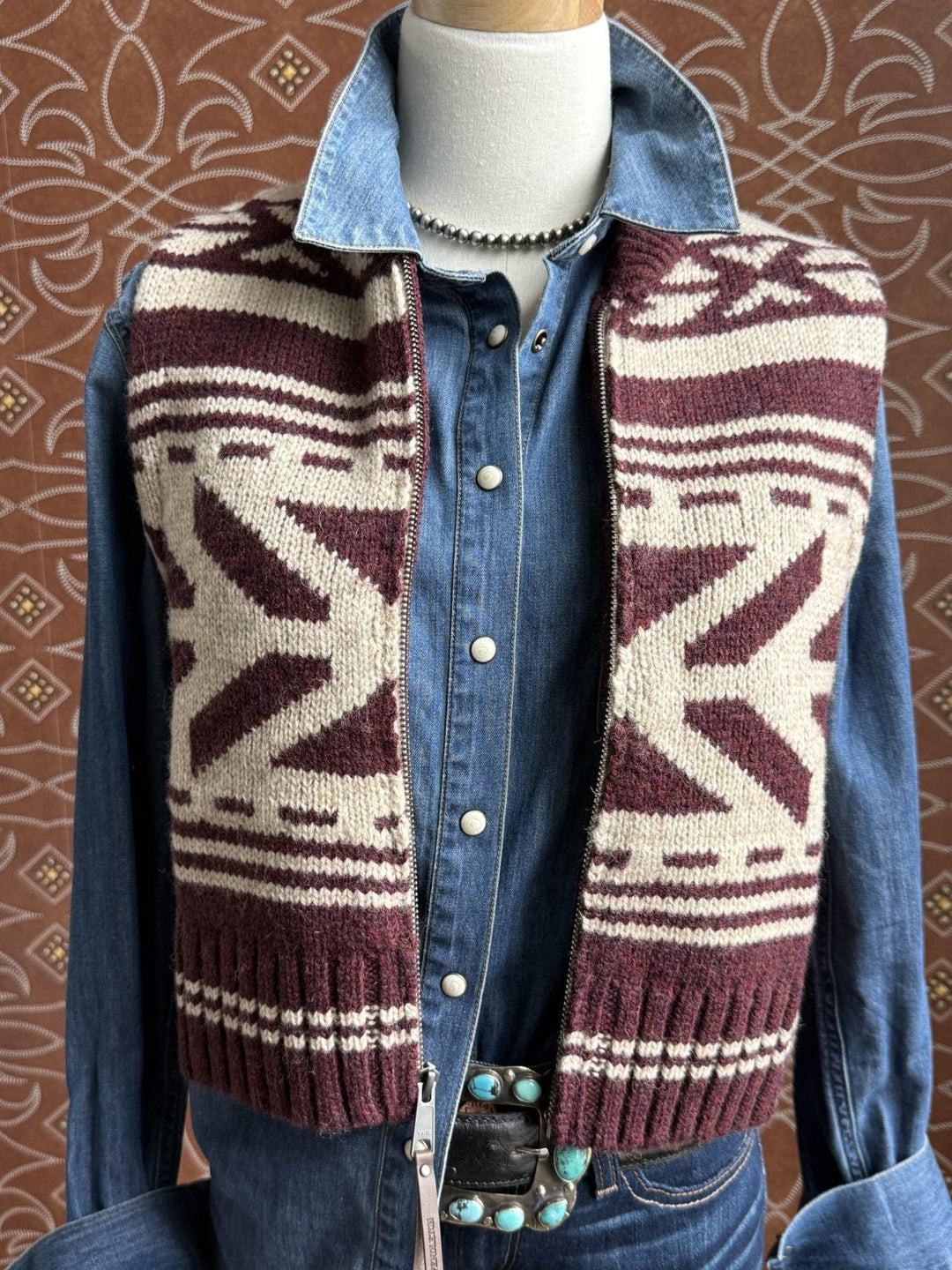 Graphic Wool Sweater Vest from Pendleton - High Call Outfitters