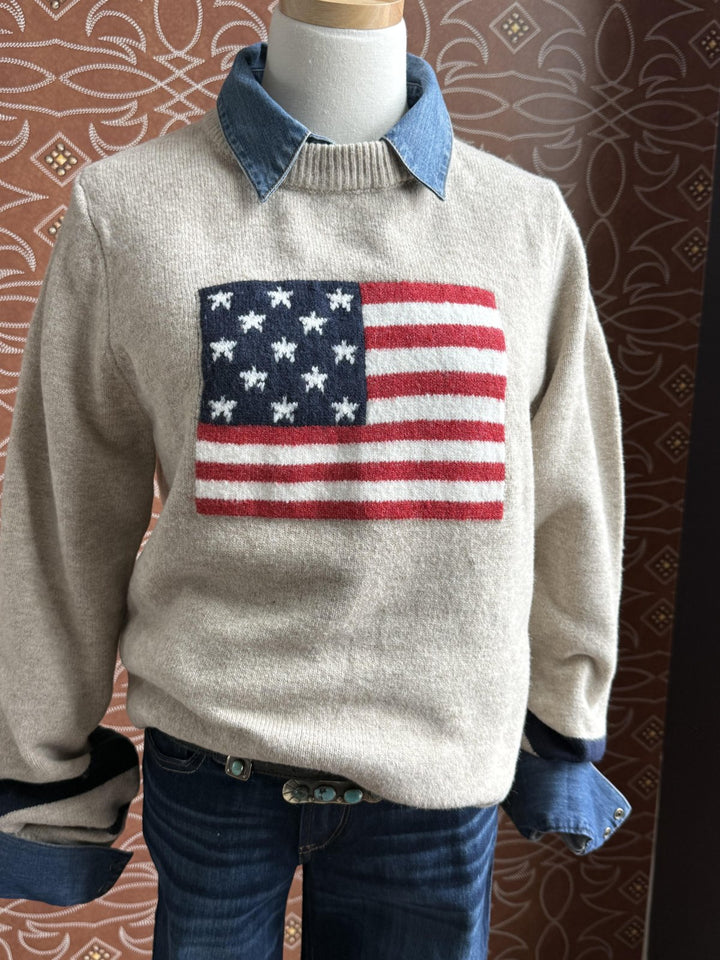 USA Flag Sweater from THML