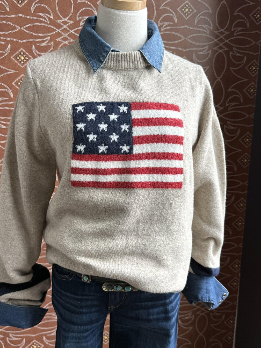 USA Flag Sweater from THML - High Call Outfitters