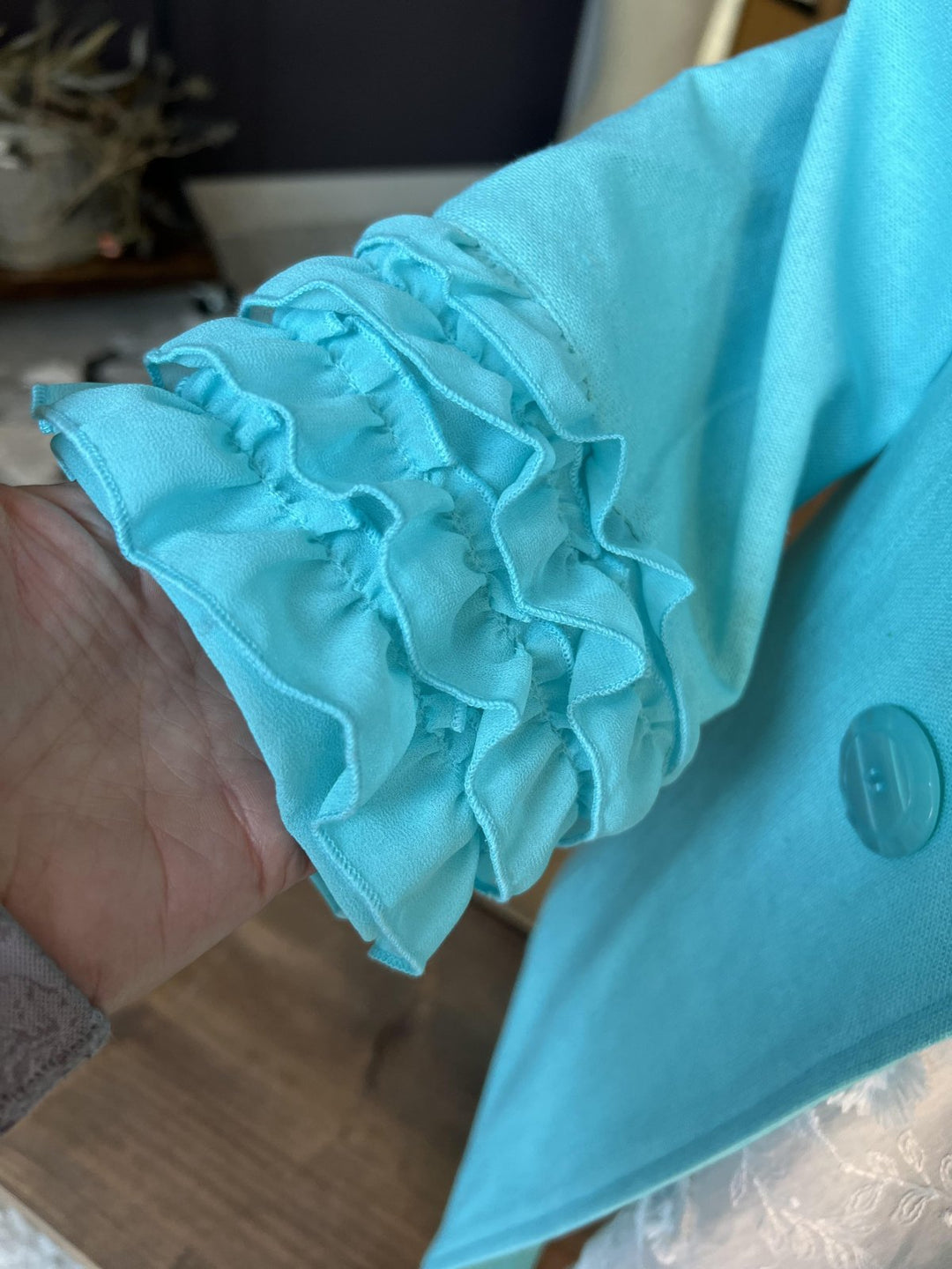 Double Button Linen Blend Jacket from Multiples