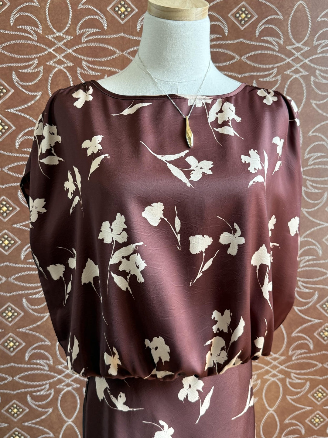 Floral Print Bubble Top - High Call Outfitters