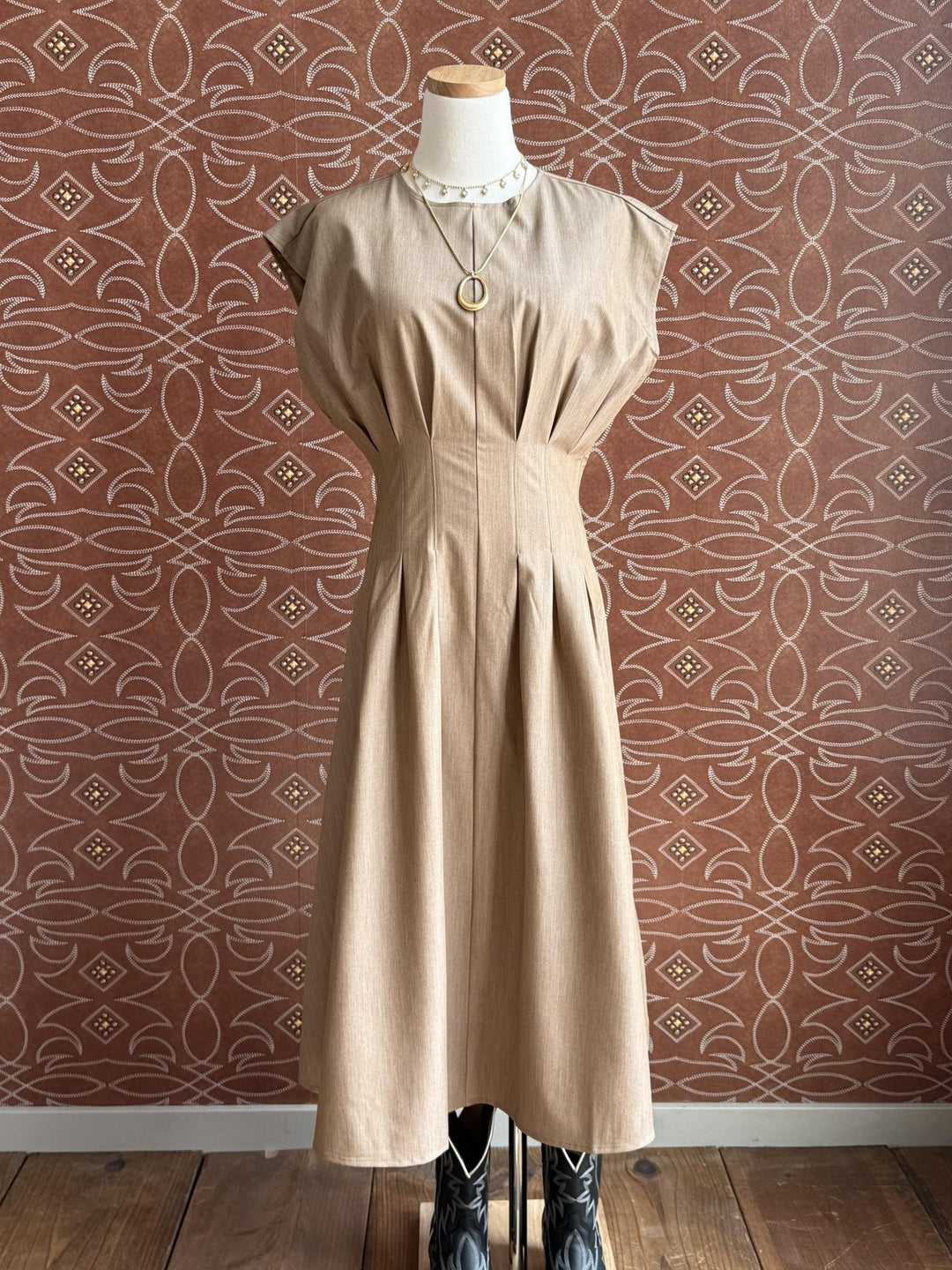 Pin Tuck Dress from THML - High Call Outfitters