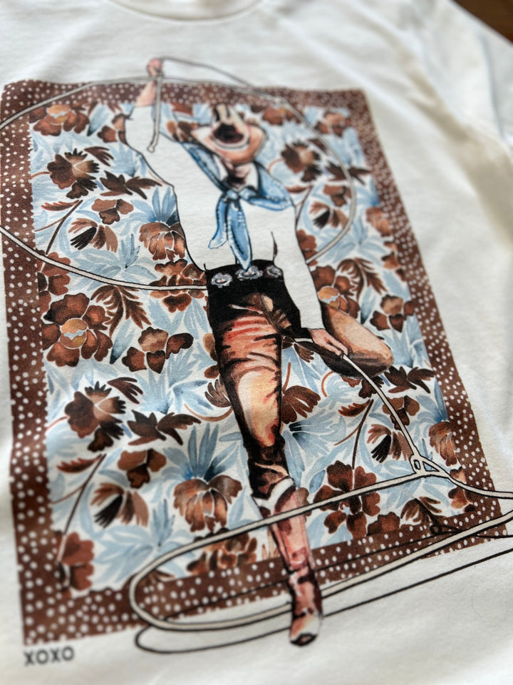 Roper Fade Away Tee from XOXO Art & Co