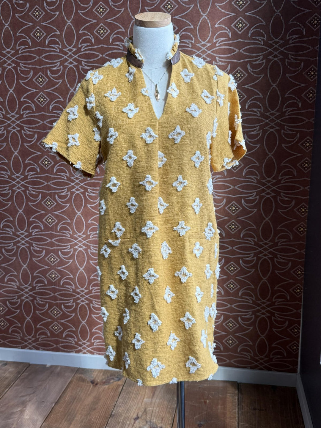 Golden Dress from THML - High Call Outfitters