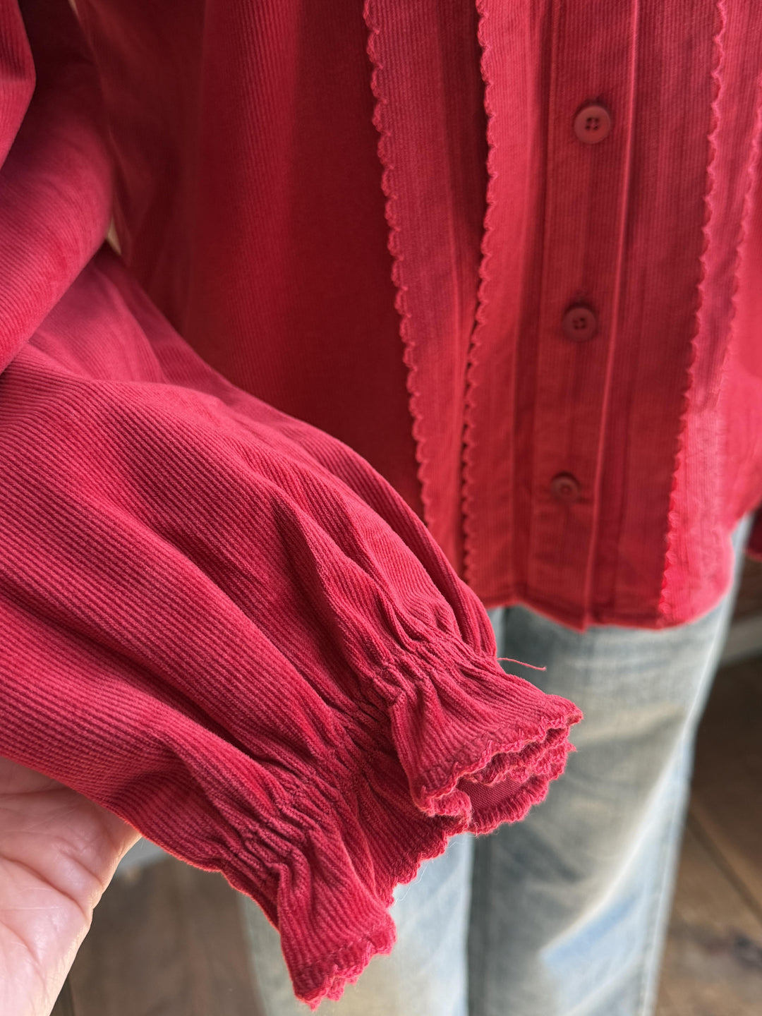 Pin Tuck Blouse