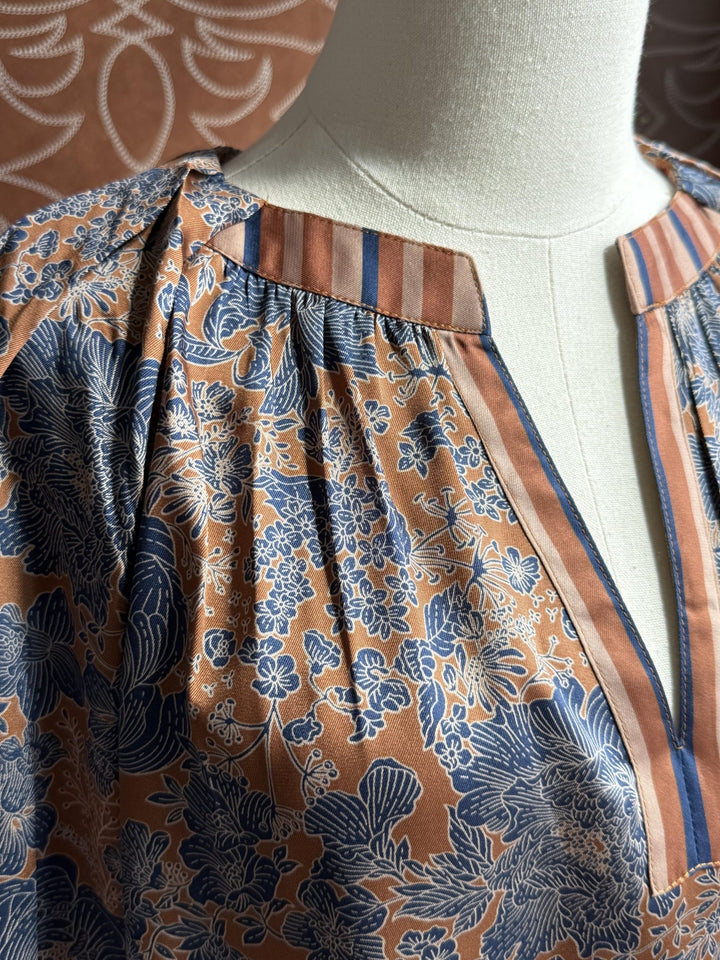 All Over Print Blouse - High Call Outfitters