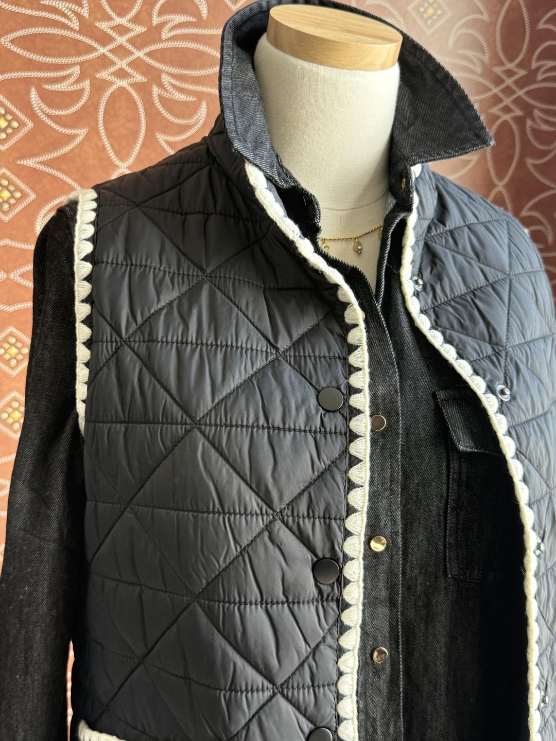 Edge Detailed Stitch Vest from Multiples
