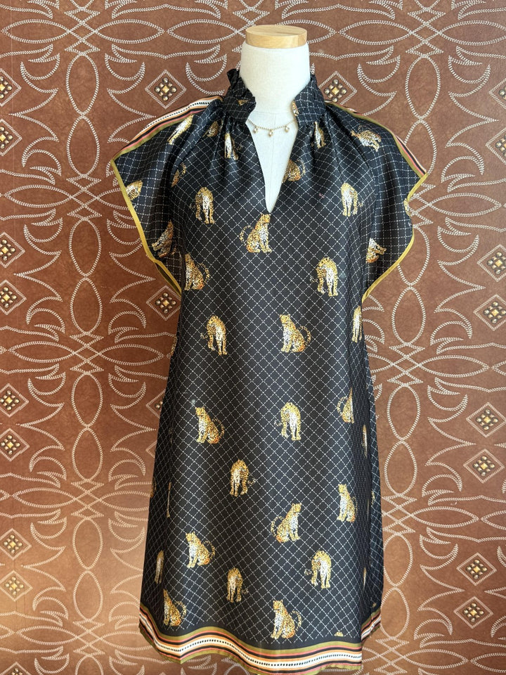 Leopard Print Dress from THML - High Call Outfitters