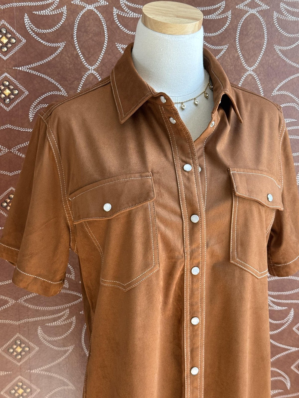 Suede Dress from THML - High Call Outfitters