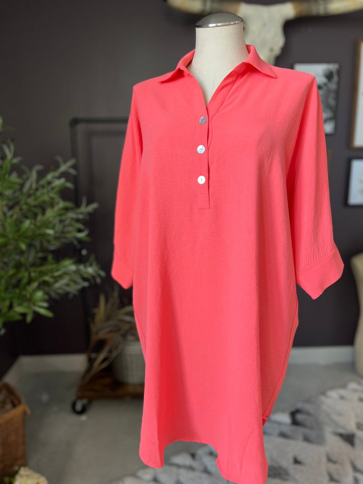 Collared Dolman Sleeve Dress from Ivy Jane - High Call Outfitters