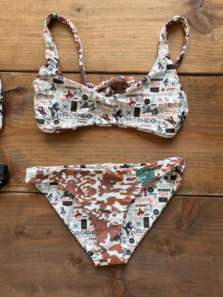 Cow Print Swim Bottom from Hooey