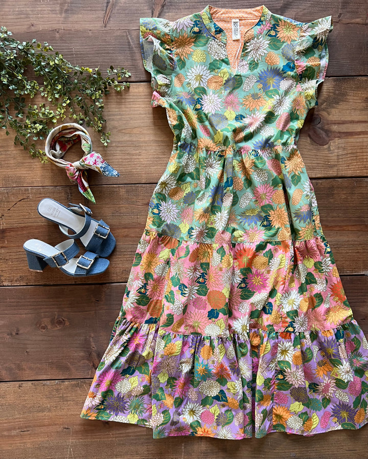 Three Dahlia's Dress from Uncle Frank